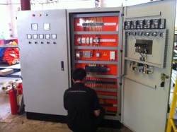Lắp đặt tủ điều khiển cho máy Coating tại Nhơn Trạch
